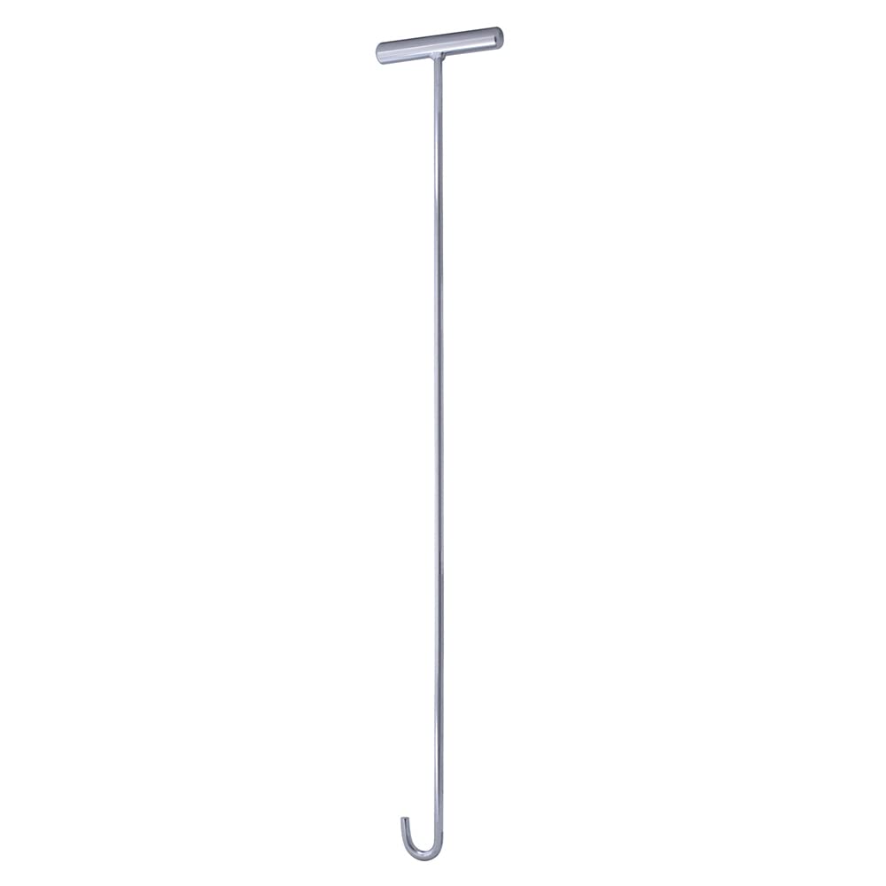 United Pacific close-up of 5-inch handle with chrome finish for better grip and corrosion resistance