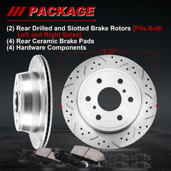 UNITHUB drilled and slotted rotor close-up showing cooling features for improved heat dissipation