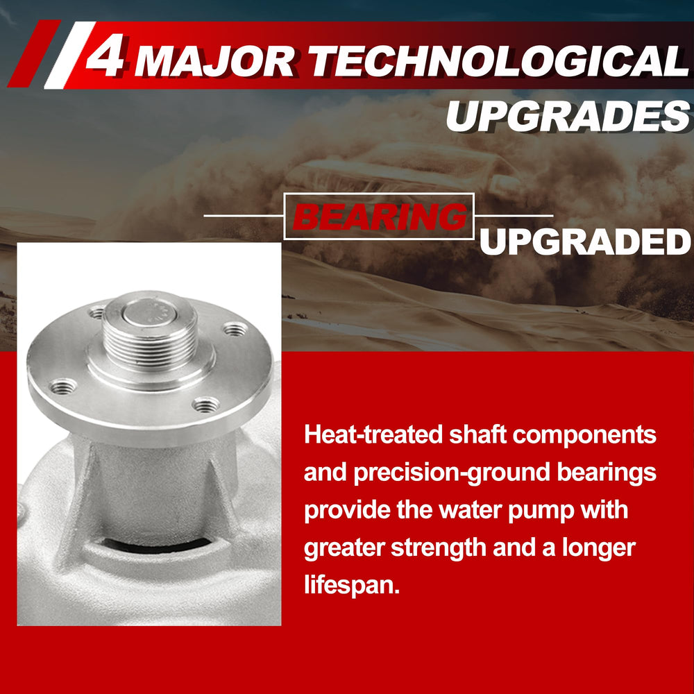 UNITHUB bearing and shaft detail highlighting heat-treated strength