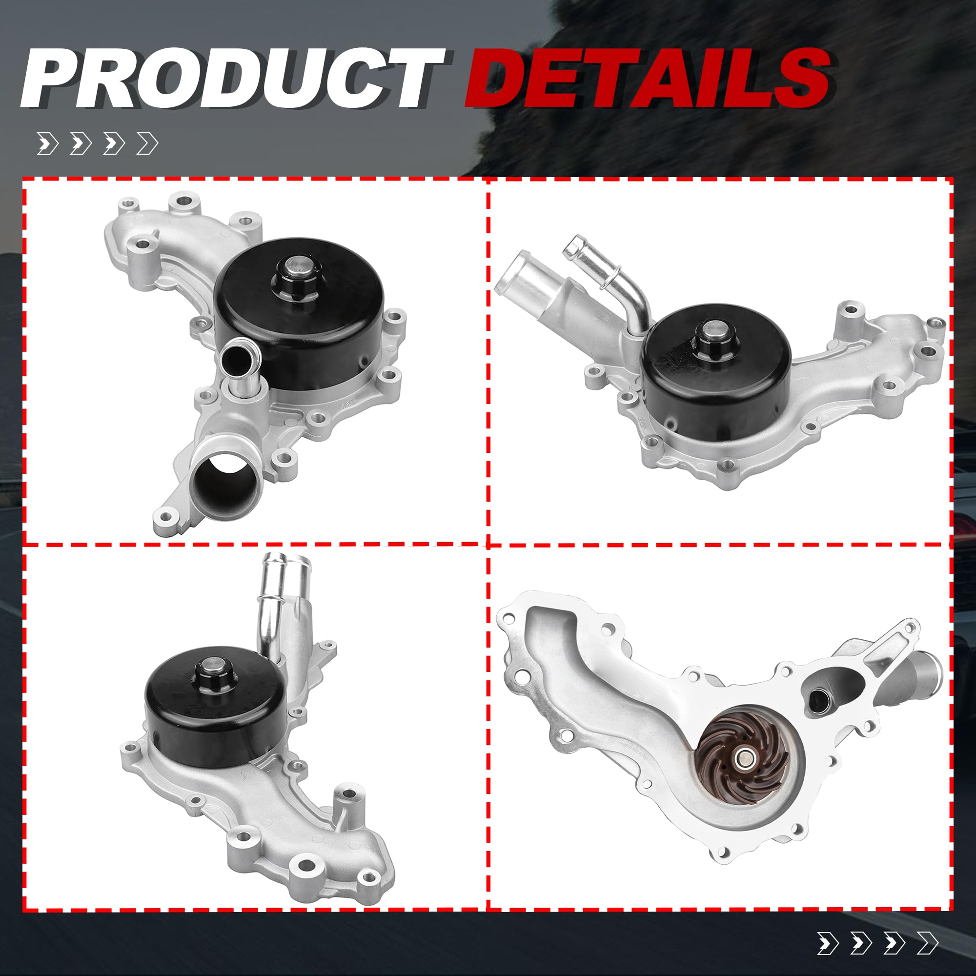 UNITHUB gasket and mounting hardware laid out for direct replacement convenience