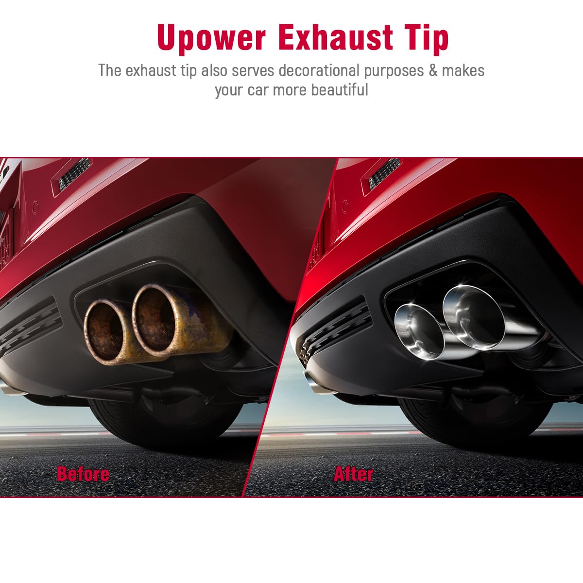 Upower size comparison with tape measure showing correct fit guidance benefit