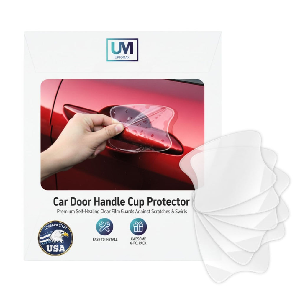 Upromax front packaging showing 6-pack protector kit and contents for easy identification