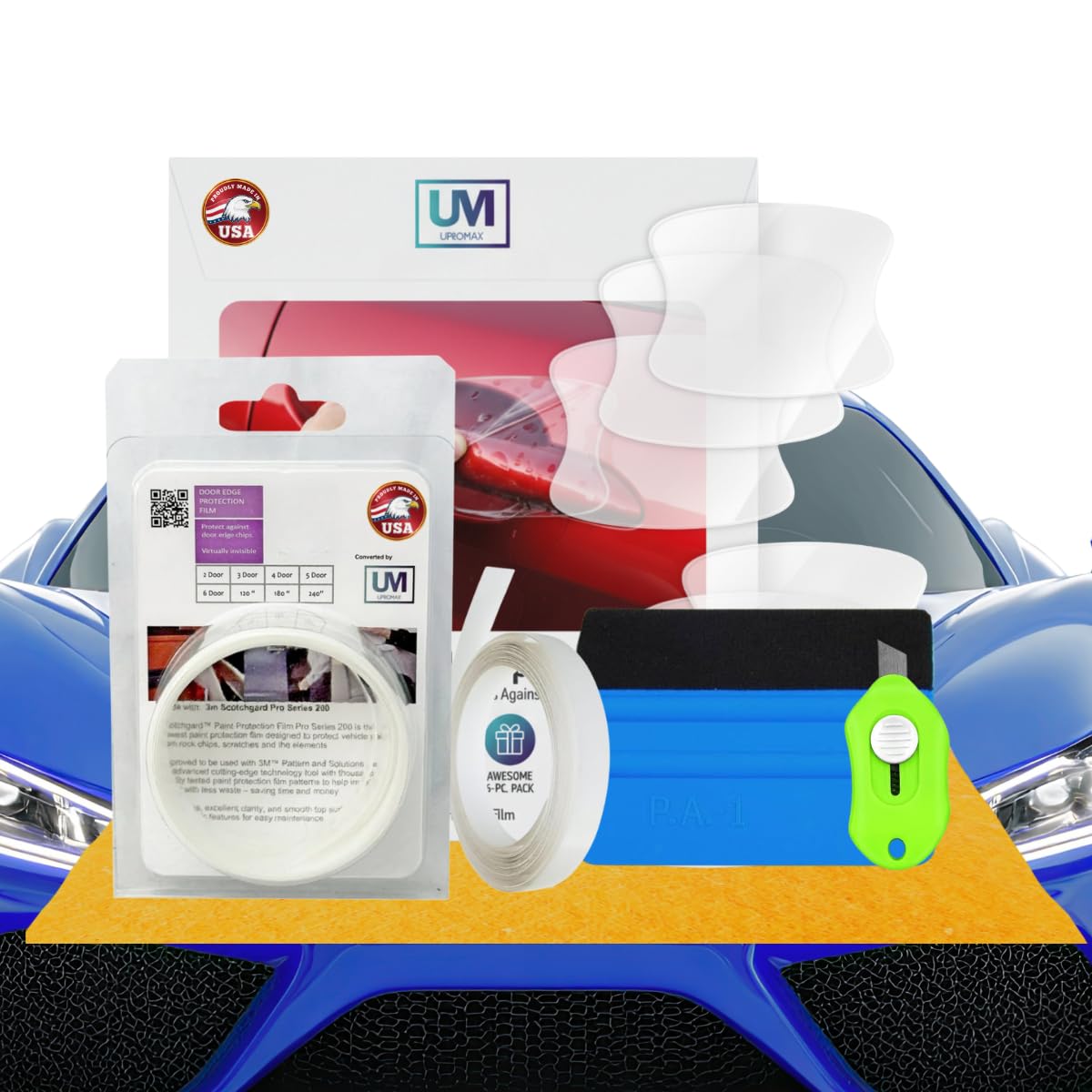 Upromax self-heal surface demonstration minimizing light scuffs
