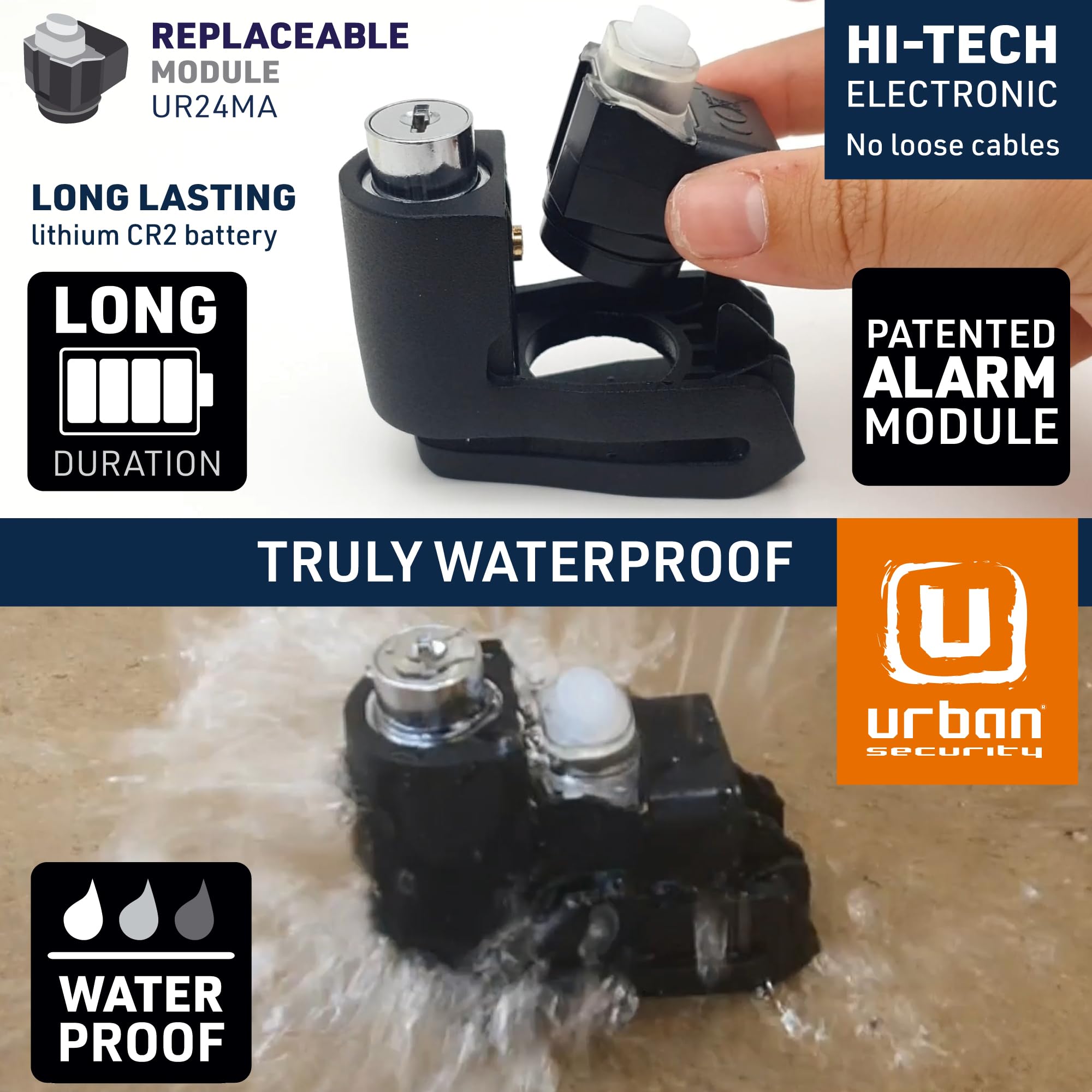 urban UR6 replaceable UR24MA electronic module showing easy maintenance advantage