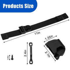 URYKEC buckle kit close-up of ABS housing and cloth for durability
