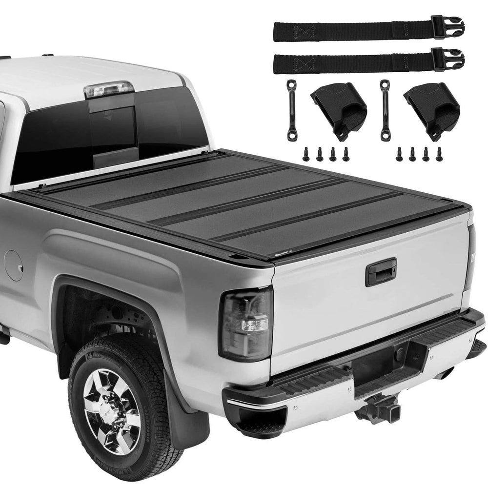 URYKEC buckle kit on pickup in driveway demonstrating reduced noise
