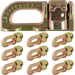 US Cargo Control front view of 10-pack double stud fittings showing compact pack and utility