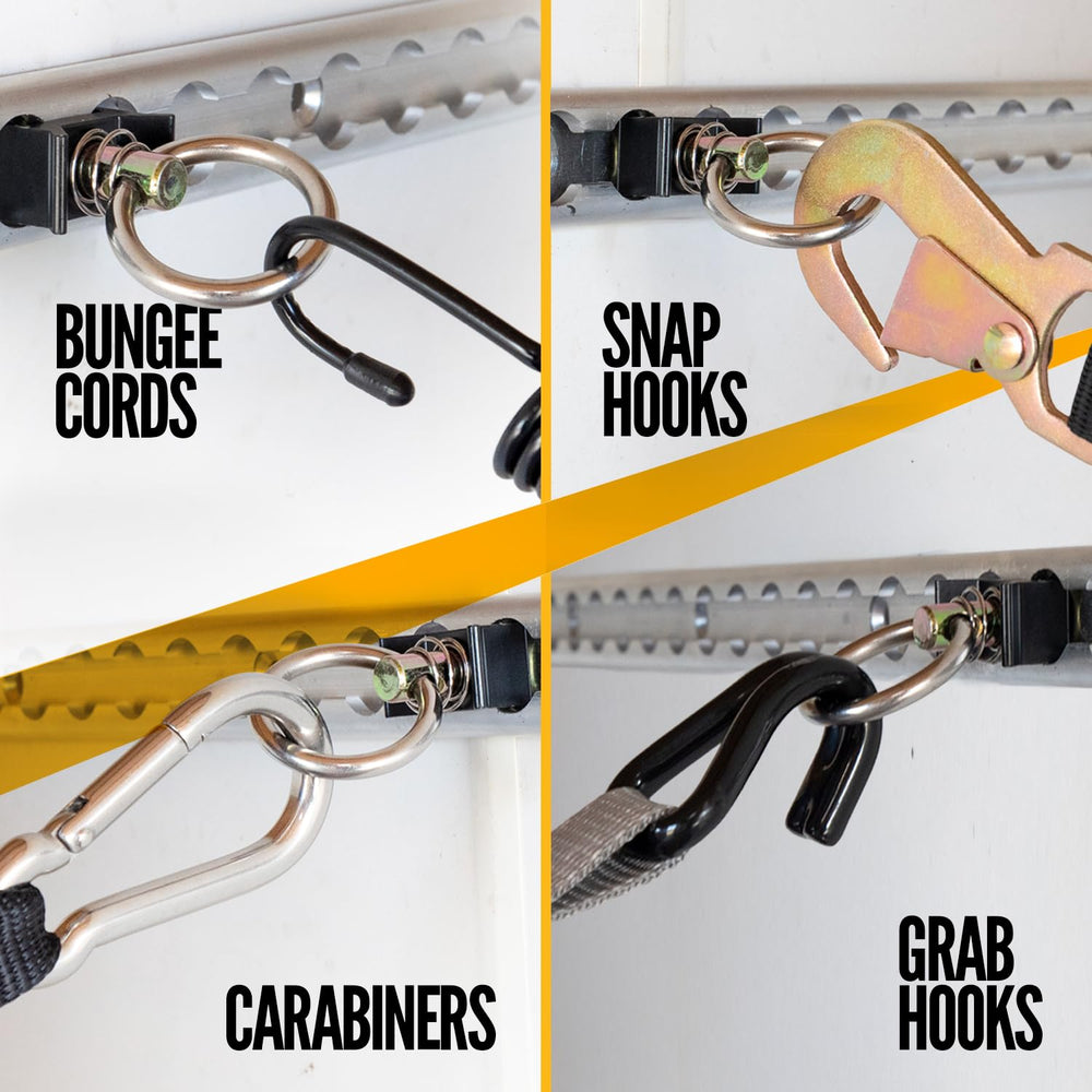 US Cargo Control lifestyle shot at jobsite with straps showing practical cargo use