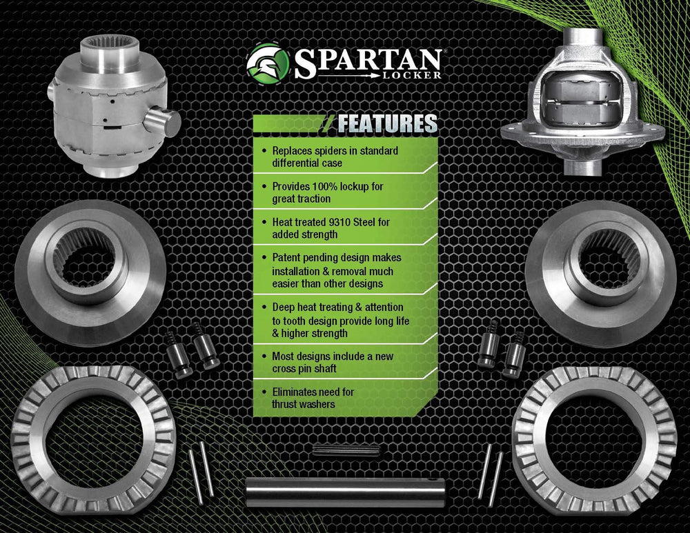 USA Standard Gear Spartan Locker material stamp 9310 steel showing strength and wear resistance