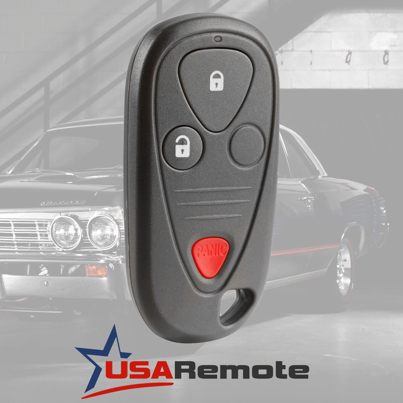 USARemote back label displaying part number and fitment for quick identification