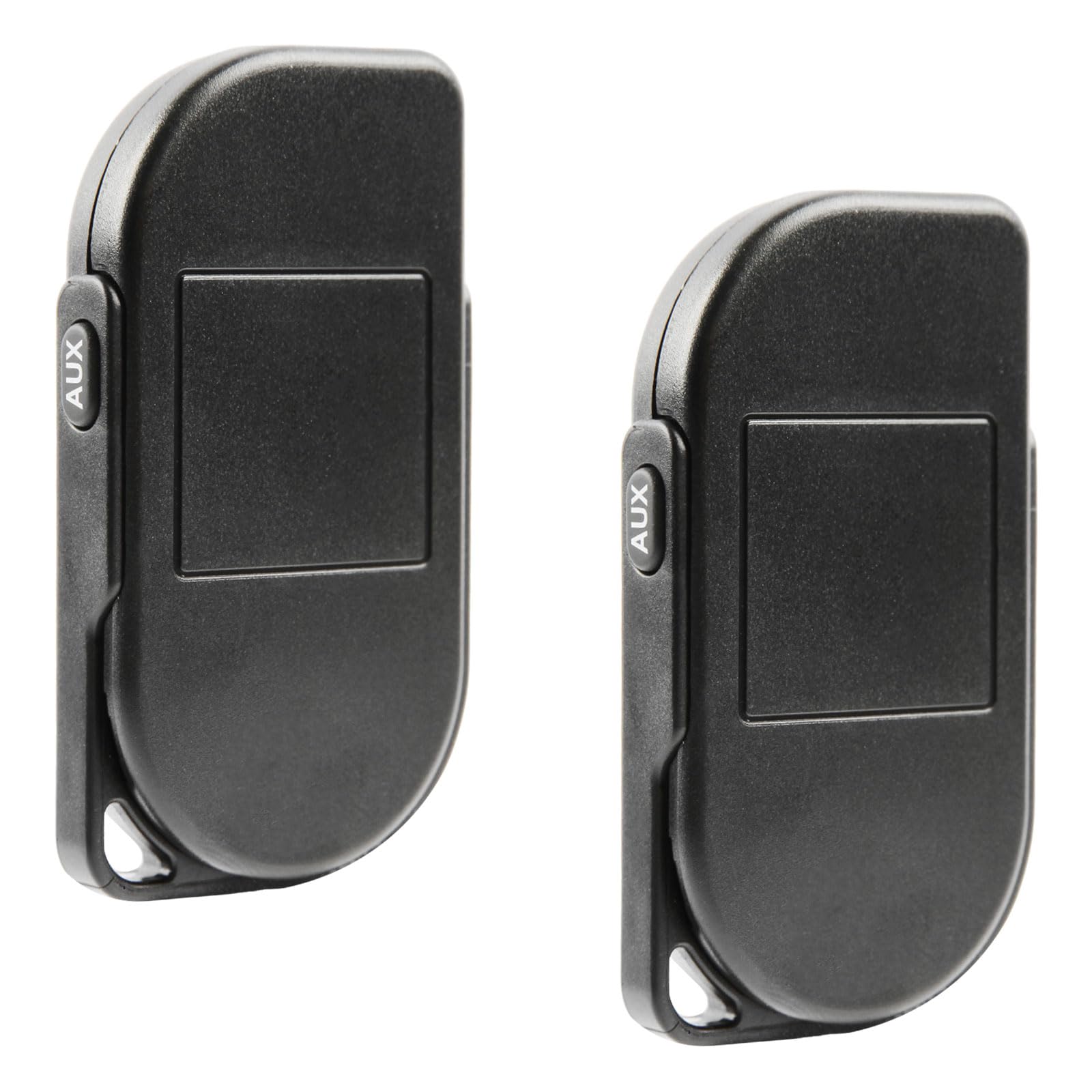 USARemote rear shell open showing battery slot and secure electronics fit benefit