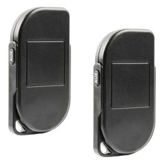 USARemote rear shell open showing battery slot and secure electronics fit benefit