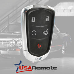 USARemote back label close-up displaying part number and fitment benefit