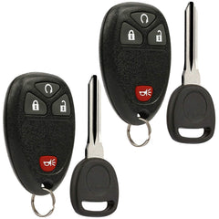 USARemote front view of the two fobs and ignition keys for fast replacement