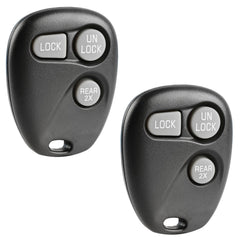USARemote front view 3-button fob showing buttons and OEM-like layout for easy use