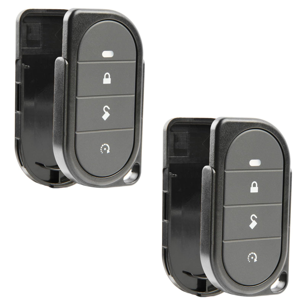 USARemote front view of replacement shell showing button layout and improved durability