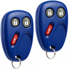 USARemote LHJ011 Blue front view showing three-button layout and easy recognition benefit