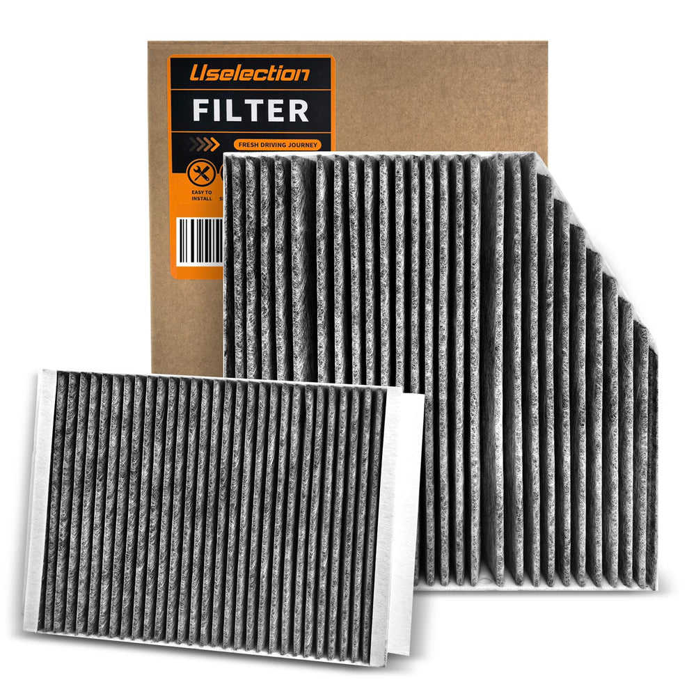Uselection cabin engine filter kit front packaging showing model compatibility and benefit of fresh air