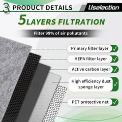 Uselection engine bay with filters installed demonstrating easy replacement