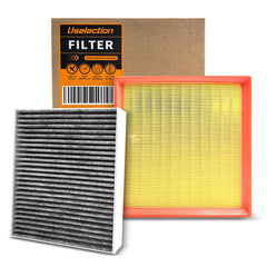 Uselection front packaging showing complete filter set and quick benefits