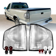 USR clear lens tail lights front view showing clean OEM fit and improved look