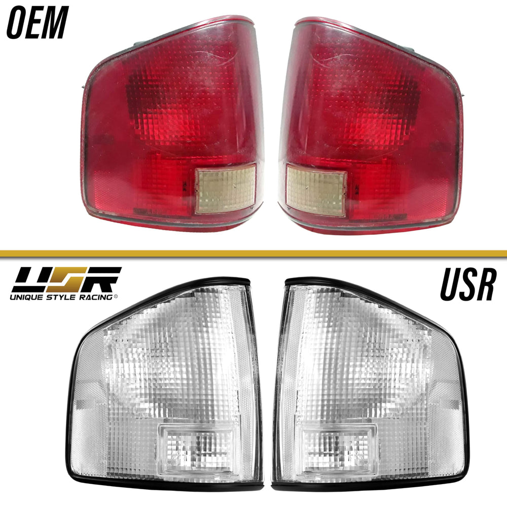 USR tail light backside showing socket alignment and plug-and-play fitment