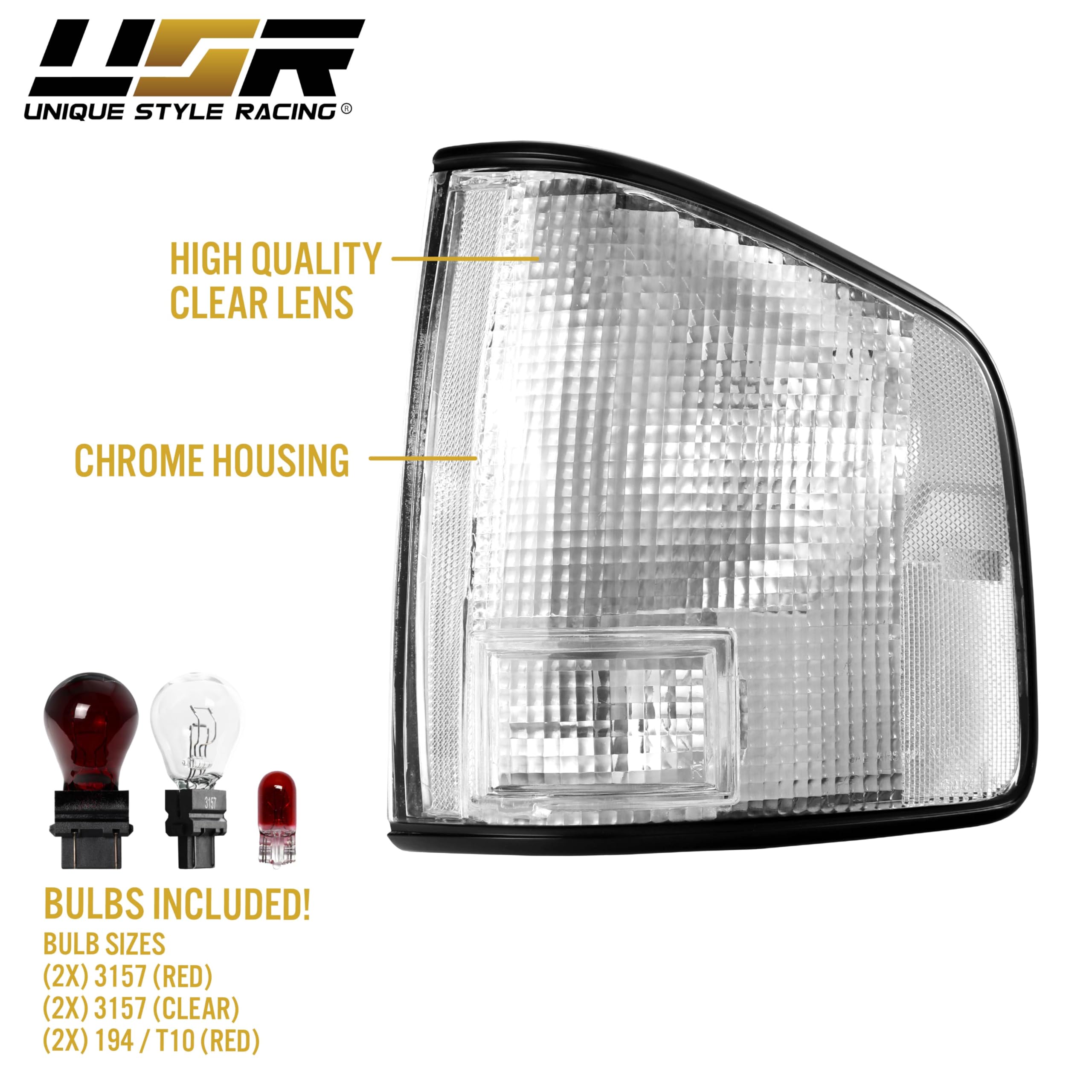 USR tail light seal detail displaying water-resistant housing and long life
