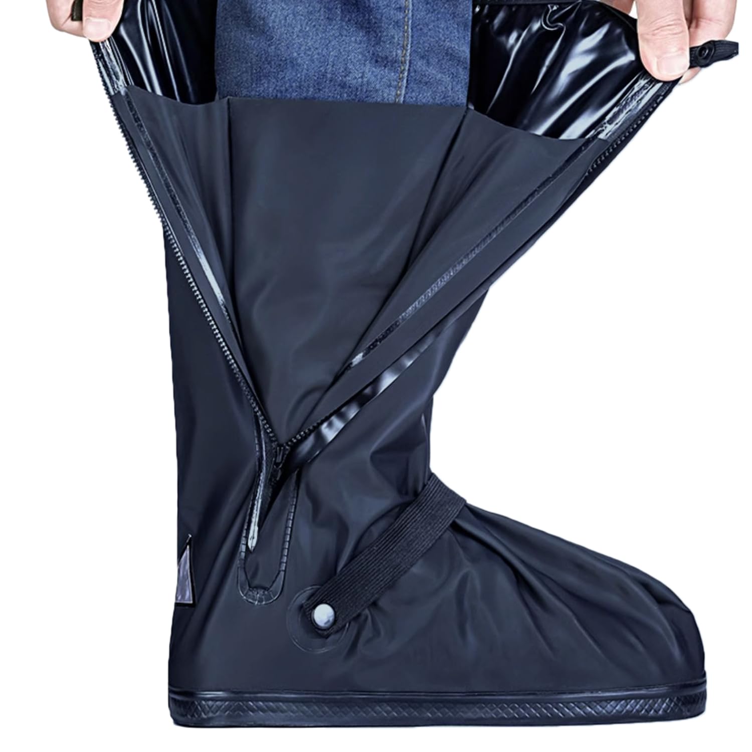 USHTH next to sneaker showing XX-Large fit and protective coverage