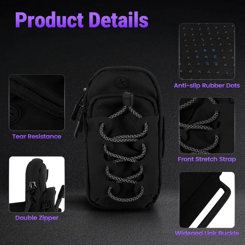 USTPO open pouch showing dual compartments for phone and tools