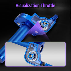 USTPO knurled grip close-up for better traction and control benefit