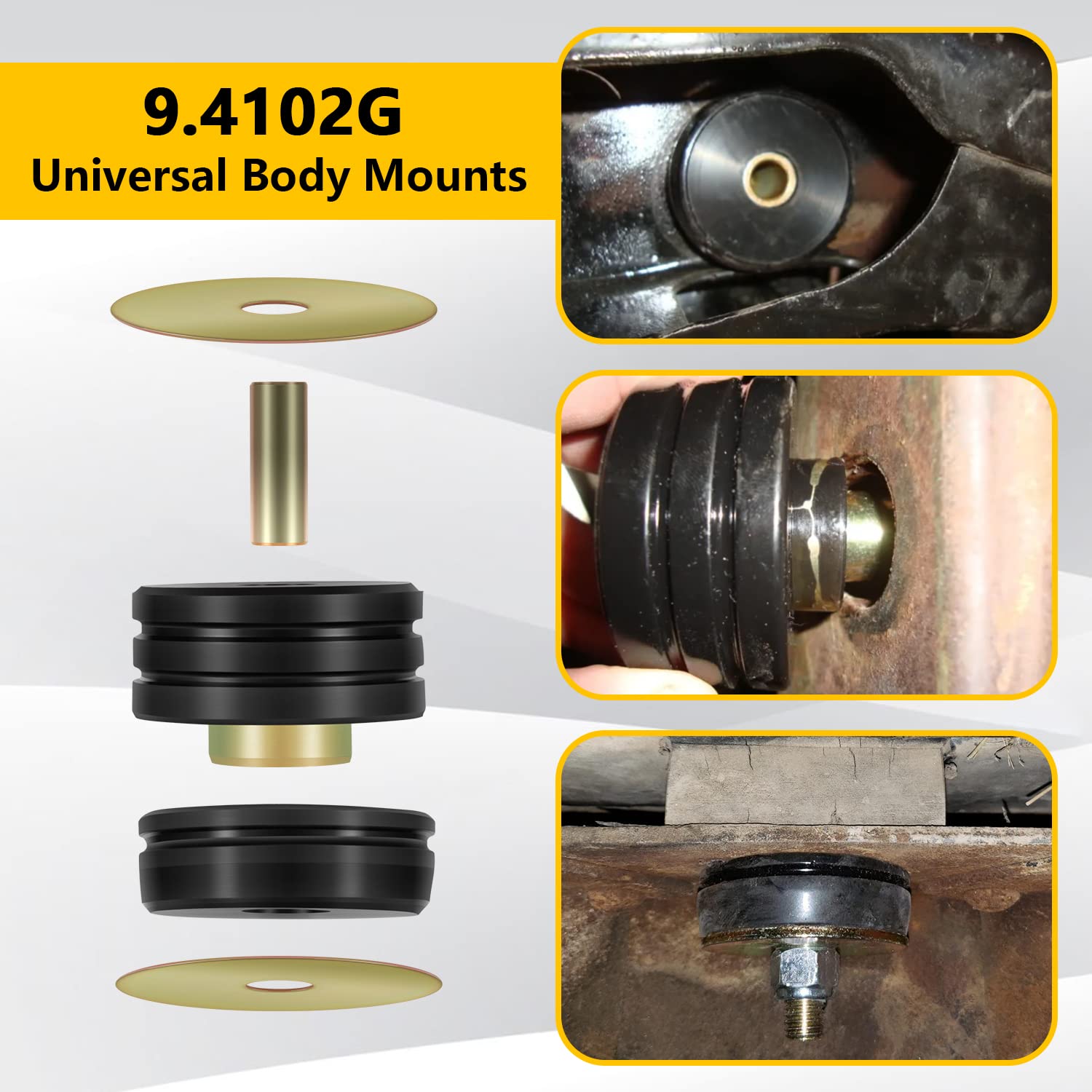 usvehj installed underbody mount demonstrating secure fit and improved ride isolation