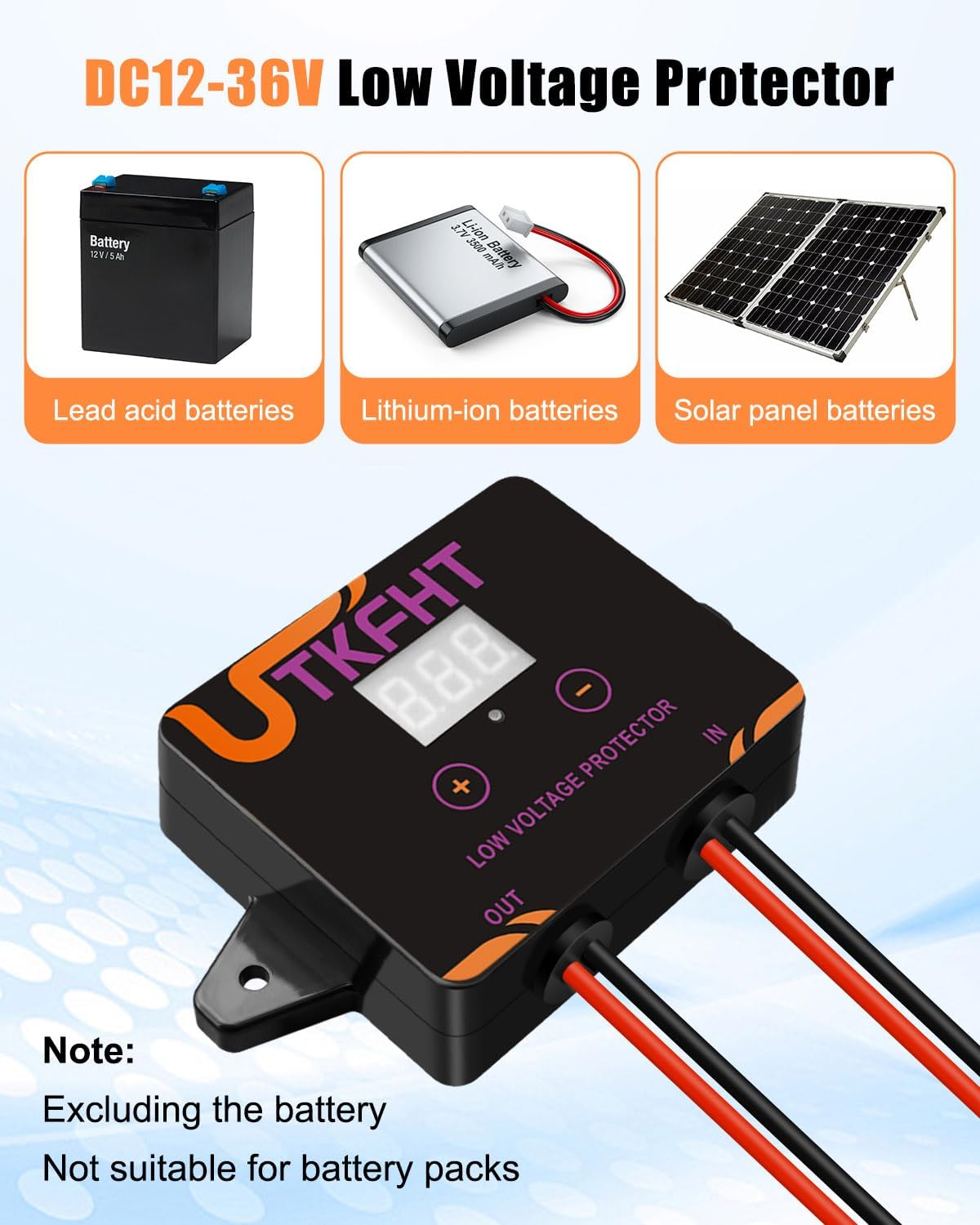 UTKFHT waterproof ABS housing protecting circuitry and extending module life