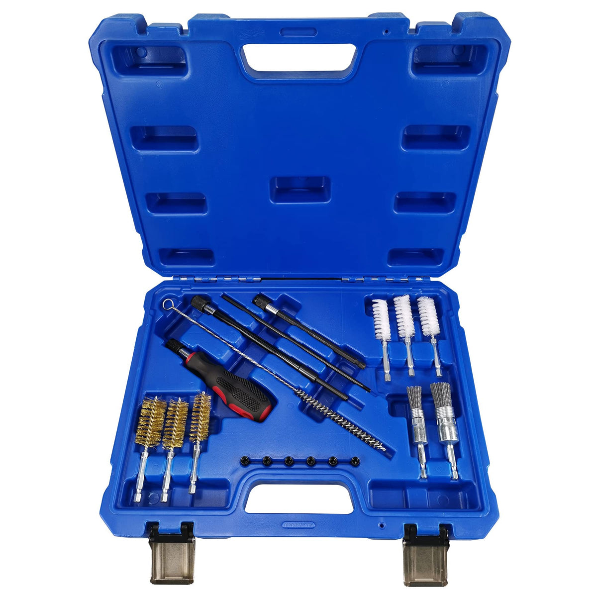 UTMALL front packaging showing full 19-piece kit and carry case for workshop portability
