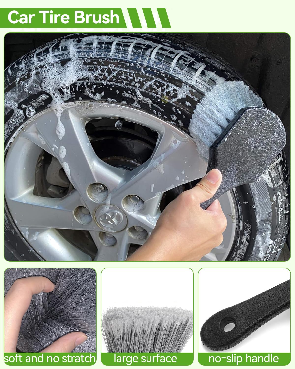 @utos dual-use windshield squeegee clearing water for streak-free visibility