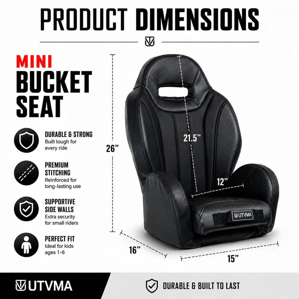 UTVMA foam padding detail illustrating shock-absorbing comfort