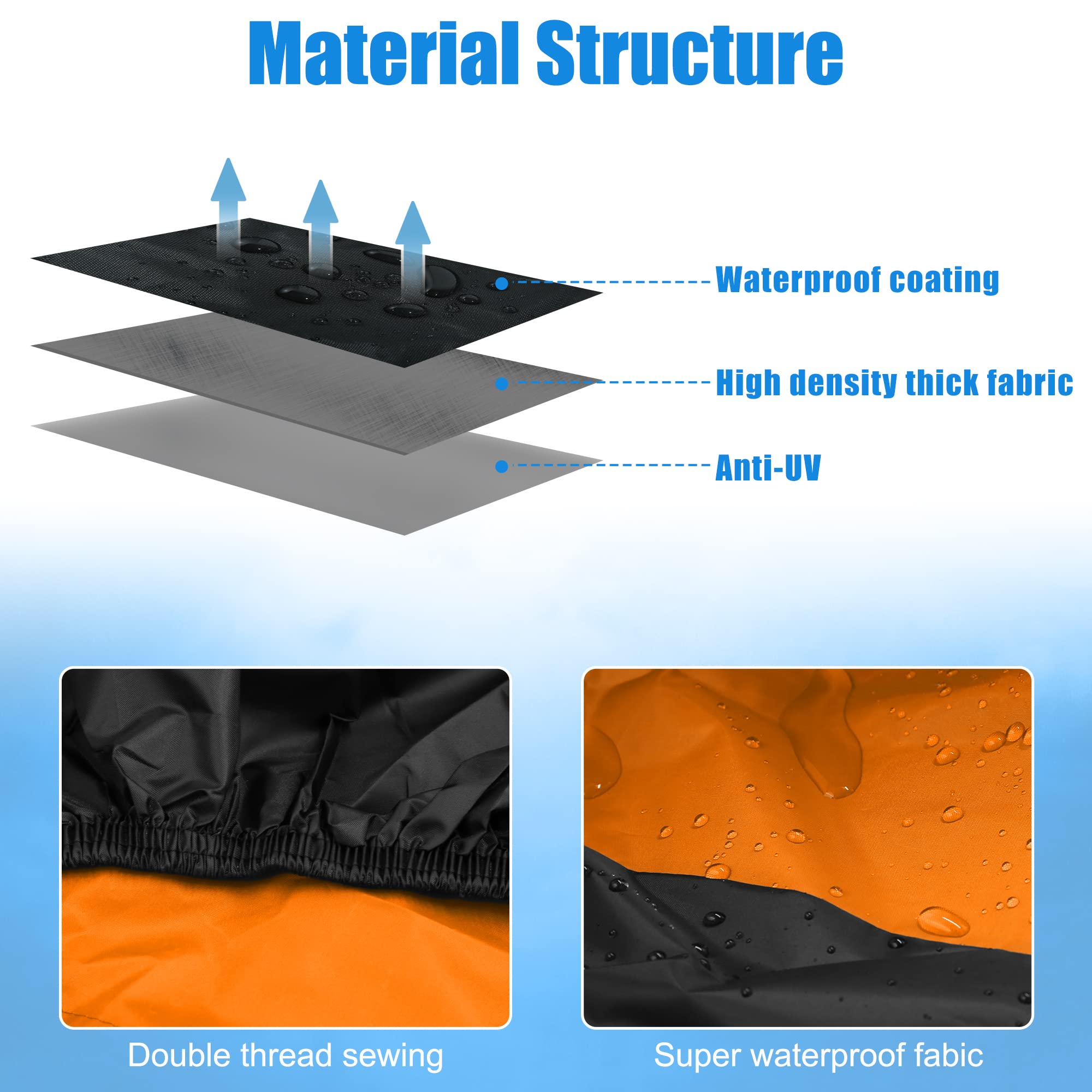 uxcell person carrying folded cover showing lightweight portability