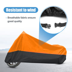 uxcell elastic cord and buckle detail securing cover against wind