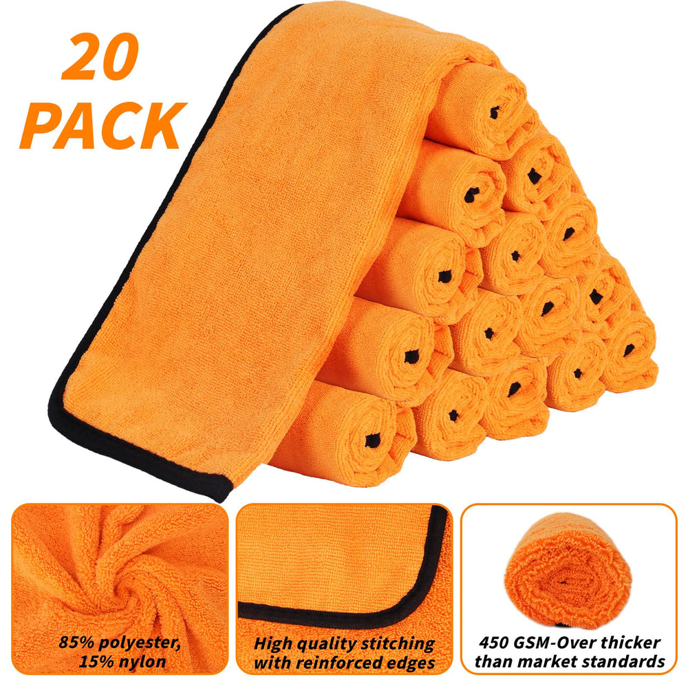 UZLU single towel flat lay showing 24x16 inch size and coverage