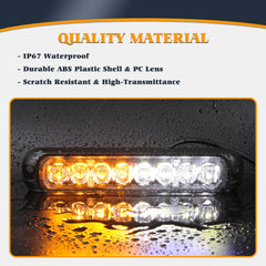 V-SEK mounted on truck bumper demonstrating enhanced daytime visibility and safe placement
