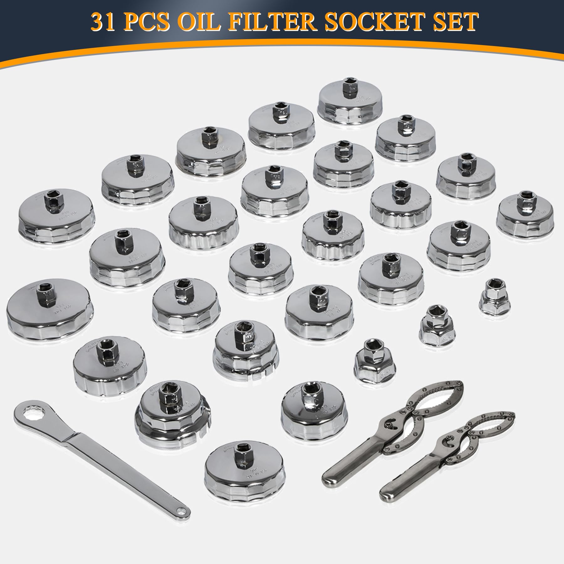 V-SEK compact storage case open with labeled sockets neatly held for fast selection