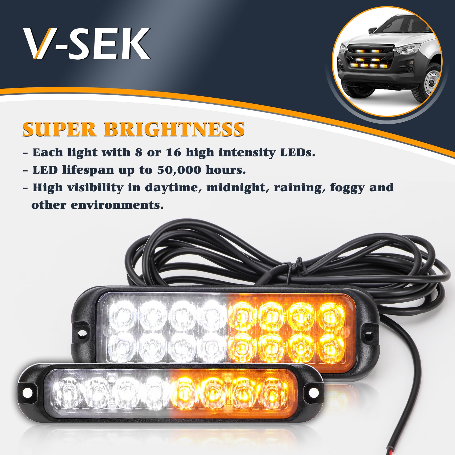 V-SEK control box and bundled wiring showing synchronized output and easy connection