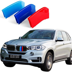 VaisbyTown grille insert installed on BMW front showing sporty accent