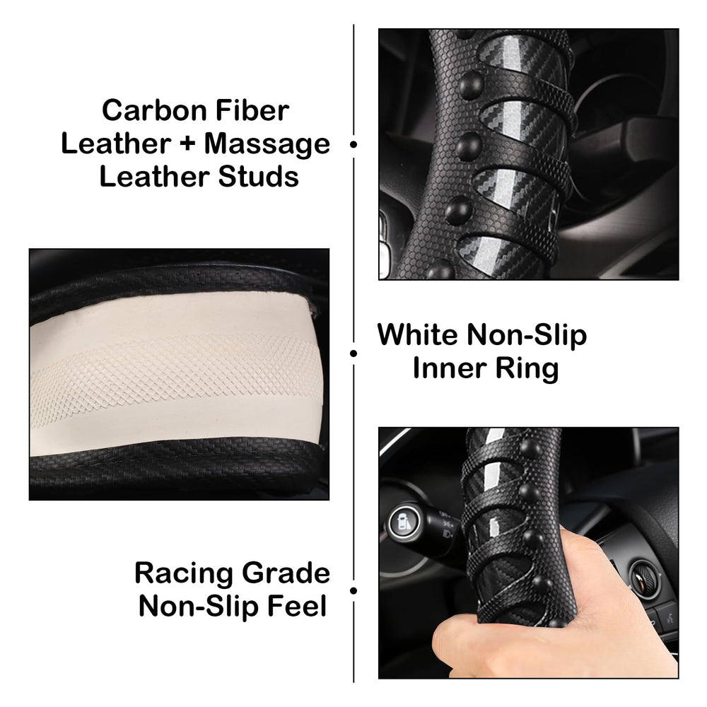 vaitarkli installed on steering wheel showing clean finish and protection