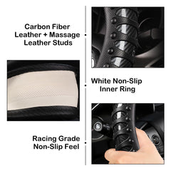 vaitarkli installed on steering wheel showing clean finish and protection