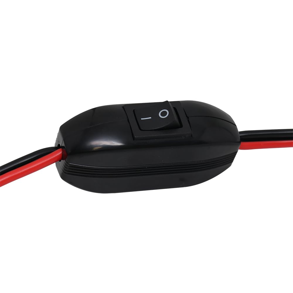 Valley Industries harness connected to tractor battery demonstrating quick power setup