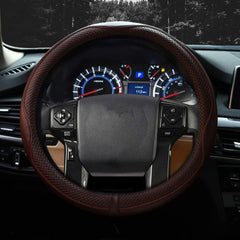 Valleycomfy close-up of genuine leather texture demonstrating soft, durable grip