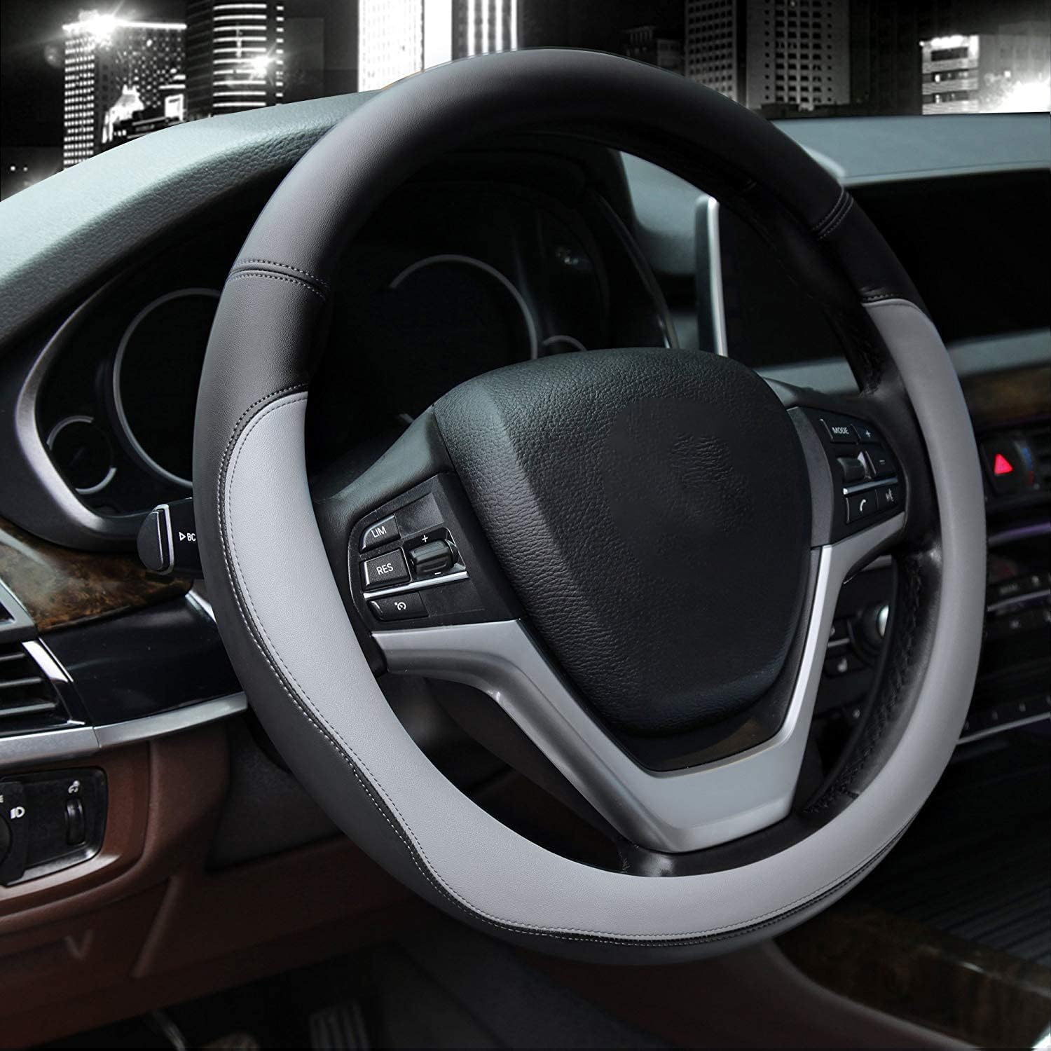 Valleycomfy inner rubber anti-slip lining for secure steering control