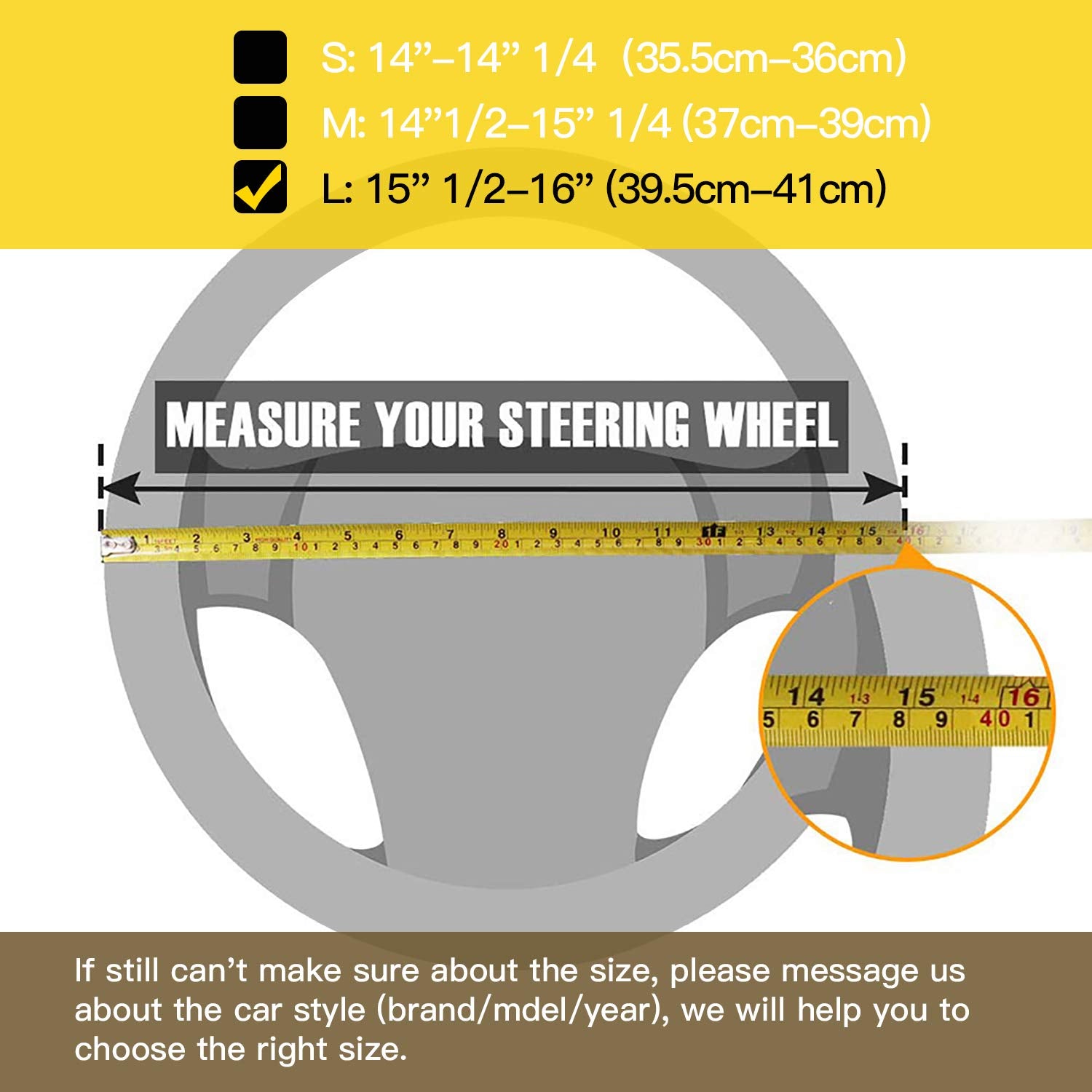 Valleycomfy installed on car steering wheel showing improved control and comfort