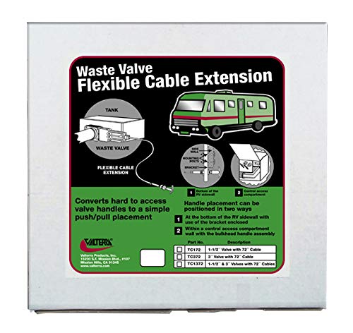 Valterra folding handle close-up in black showing compact operation benefit