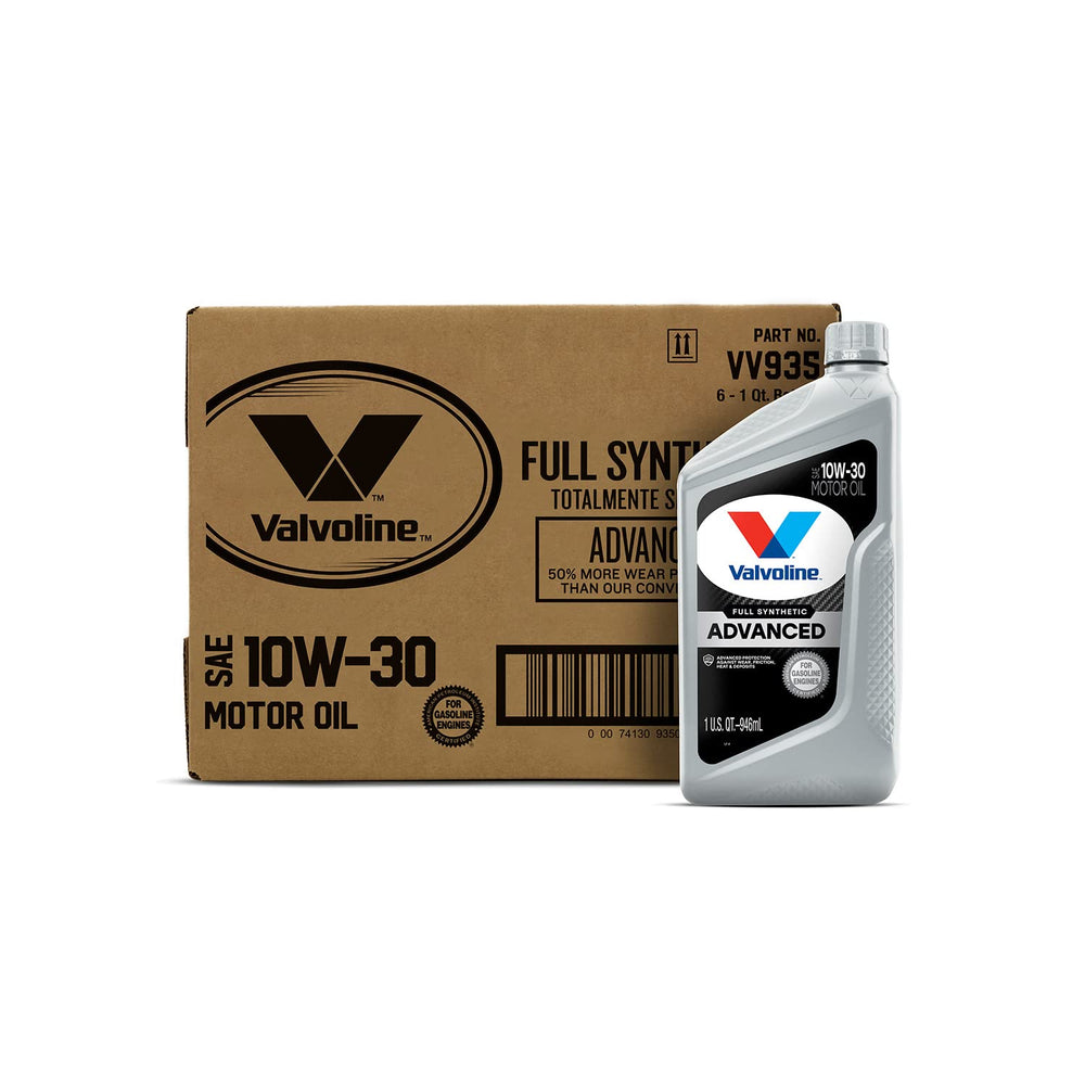 Valvoline front packaging showing product and benefits